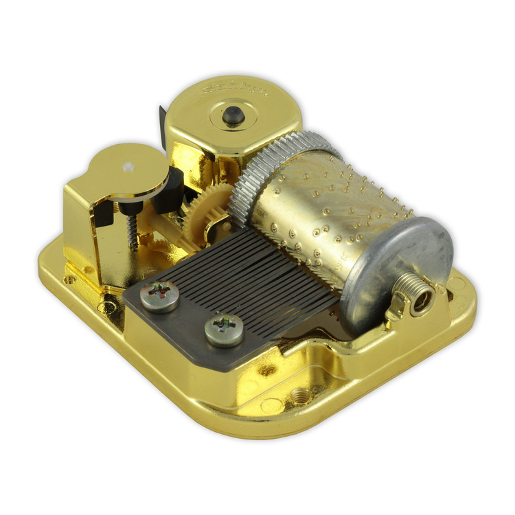 Schmuckschatulle mit grosser Edelholzeinlage und 23-Ton Spieluhren Melodie w�hlbar